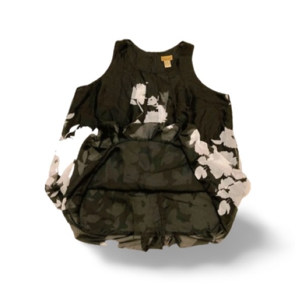 Midnight Velvet Black & White Sleeveless Dress - Size 1X - Picture 7 of 10